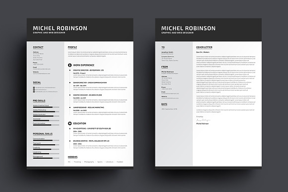 Modern Resume/CV in Resume Templates - product preview 1