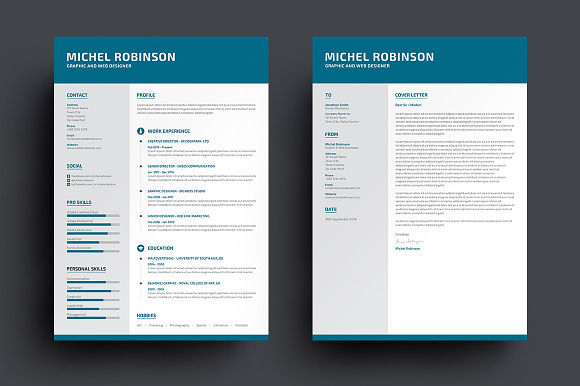 Modern Resume/CV in Resume Templates - product preview 2