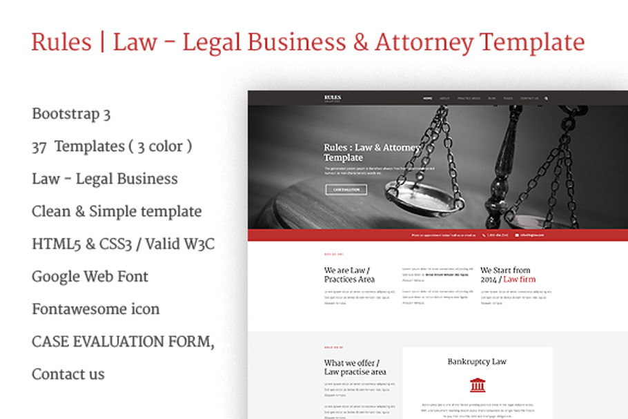 Rules | Law Website Templates in Website Templates - product preview 8