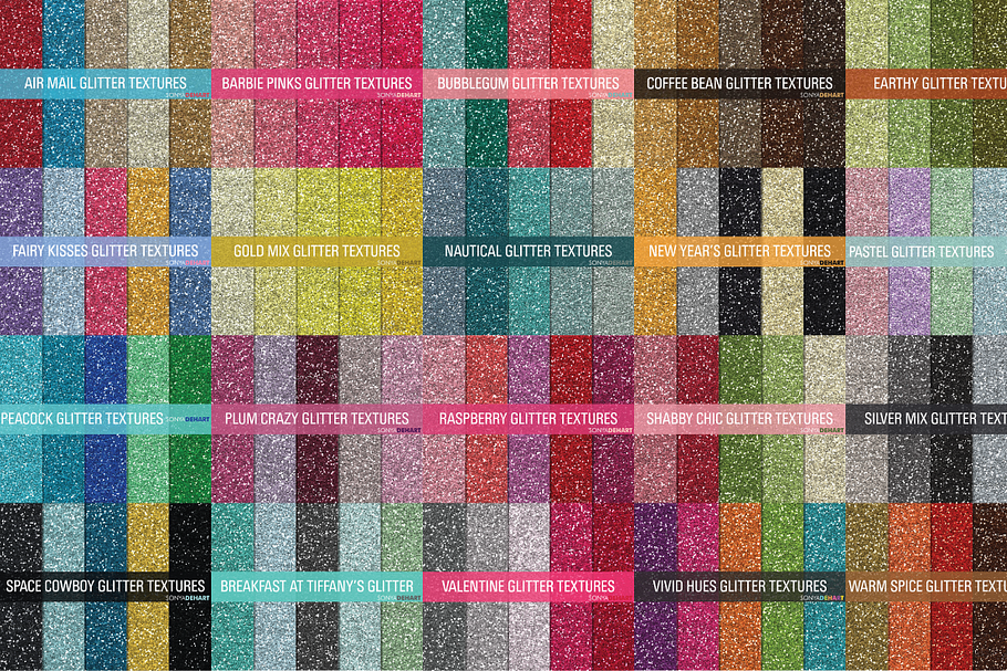 100 Hi Res Glitter Textures Bundle in Textures - product preview 8