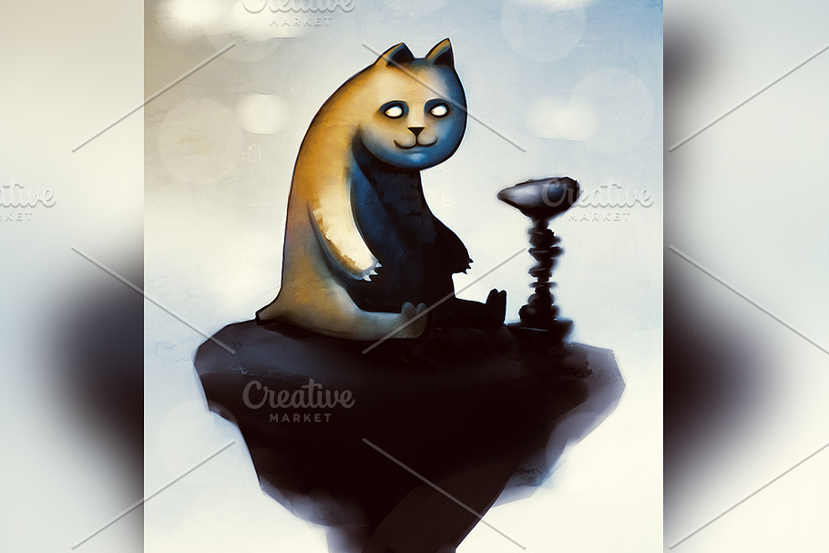Cat illustration in Illustrations - product preview 8