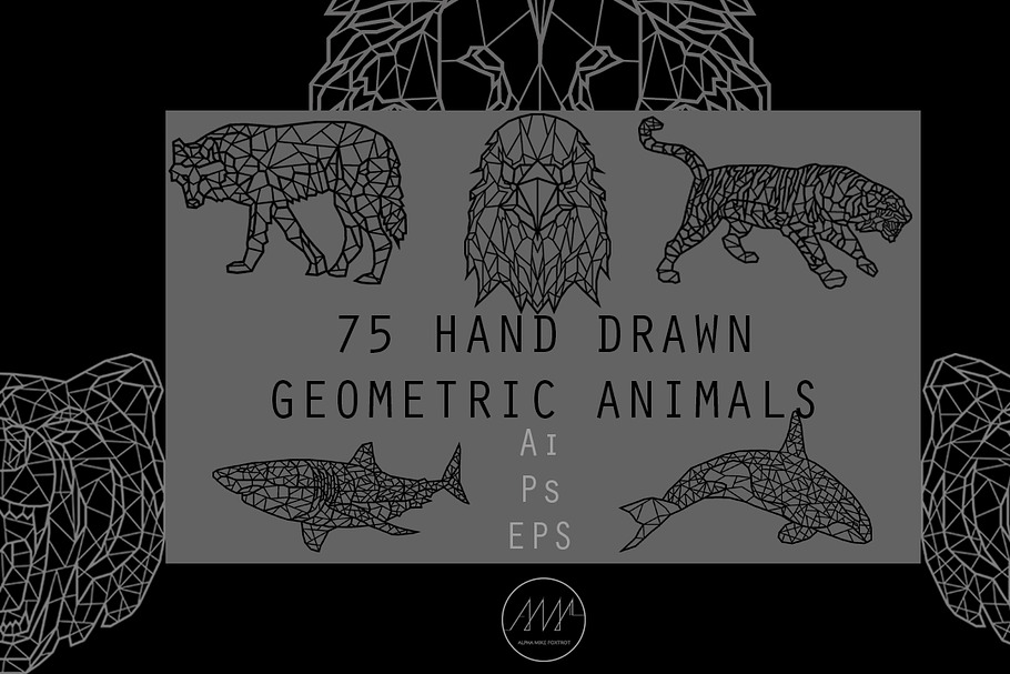 Geometric Animals Collection in Illustrations - product preview 8