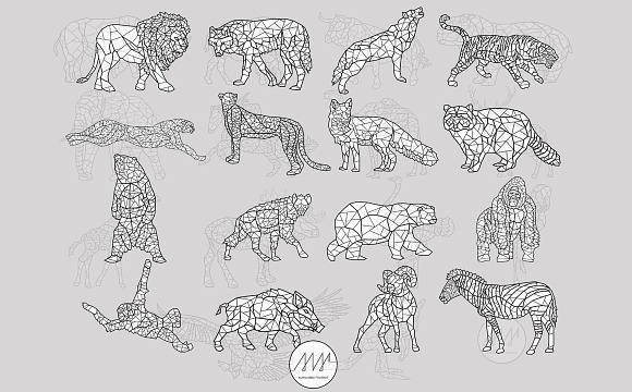 Geometric Animals Collection in Illustrations - product preview 5