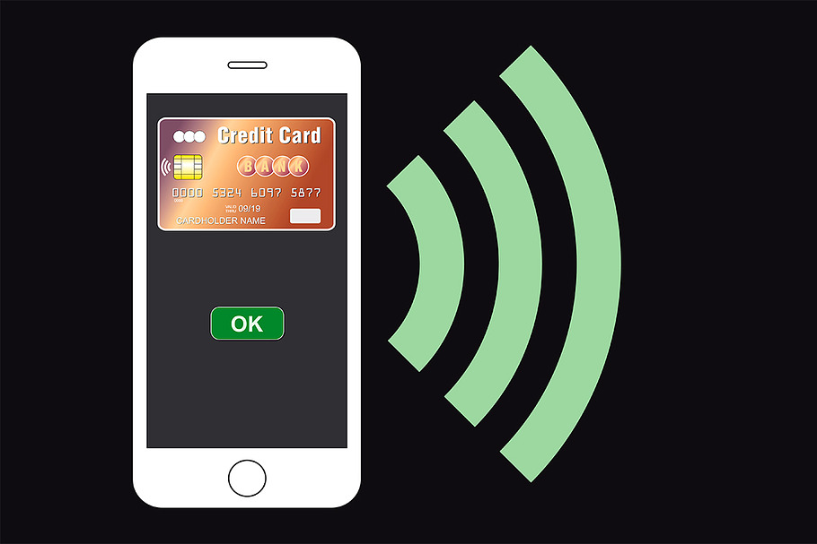 Smartphone and credit card payment