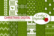 Scandinavian Christmas Digital Paper