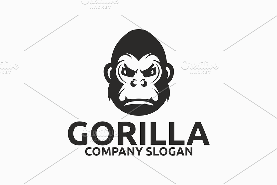 Gorilla in Logo Templates - product preview 8