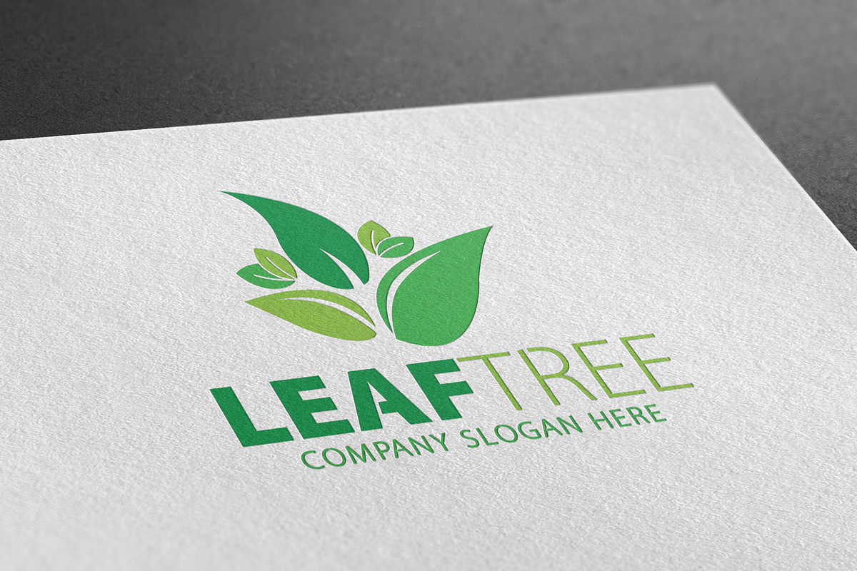 Leaf Tree Logo in Logo Templates - product preview 8