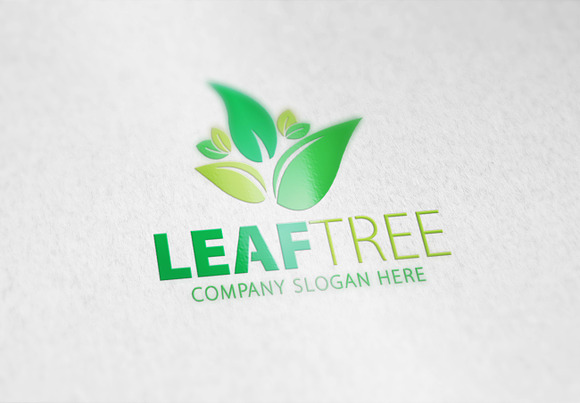 Leaf Tree Logo in Logo Templates - product preview 1