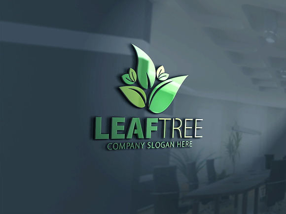 Leaf Tree Logo in Logo Templates - product preview 3