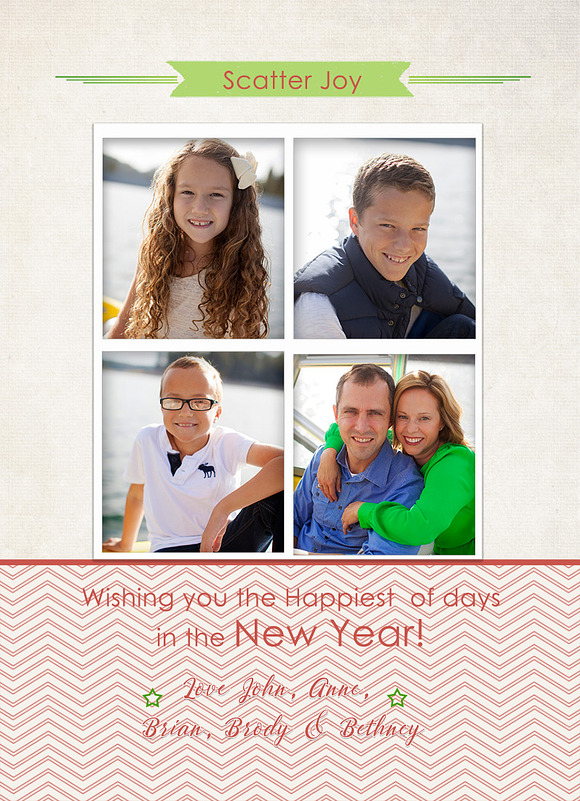 Christmas Photo Card Selection#16-16 in Card Templates - product preview 2