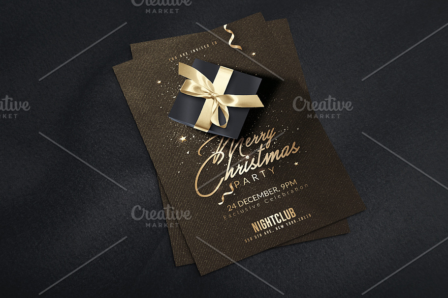 Classy Christmas Invitation | Flyer  in Flyer Templates - product preview 8