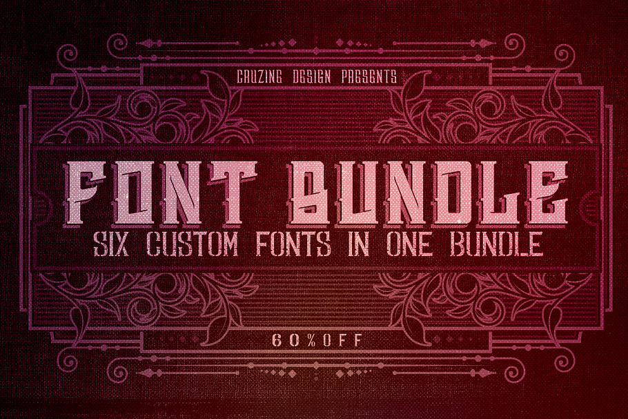 6 Custom Fonts in 1 Bundle - Bundle in Custom Fonts - product preview 8