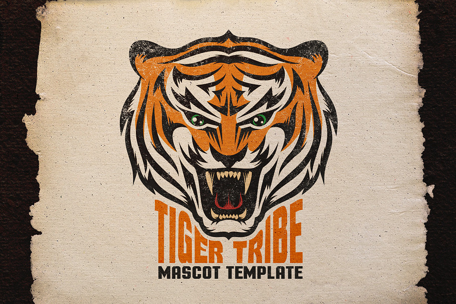 Tiger Mascot Template