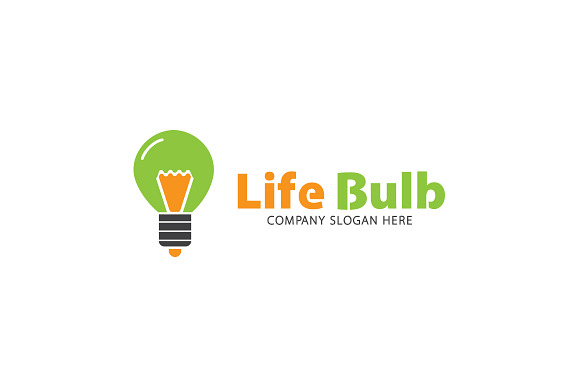 Life Bulb Logo in Logo Templates - product preview 2