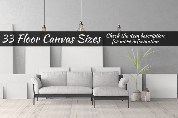Canvas Mockups Vol 52 in Print Mockups - product preview 3