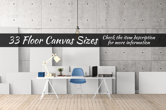 Canvas Mockups Vol 54 in Print Mockups - product preview 1