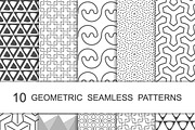 Seamless Geometric Patterns Set 10