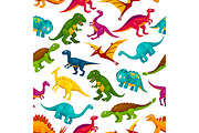 Dinosaurs seamless pattern
