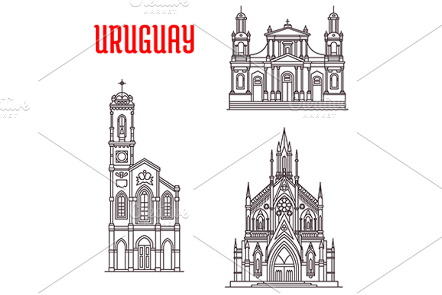 Famous landmarks of Uruguay in Graphics - product preview 8