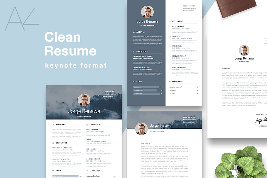 Resume 2.0 - A4 Keynote Format in Resume Templates - product preview 8