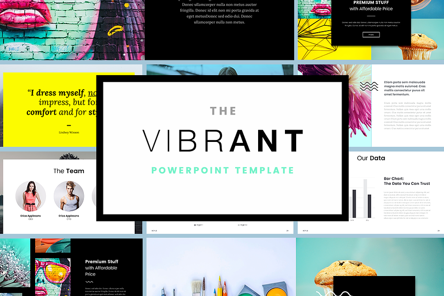The VIBRANT - Powerpoint Template in PowerPoint Templates - product preview 8
