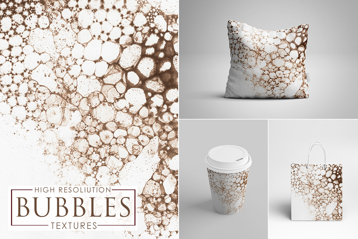 SUMMER SALE -50%! Bubbles Paper in Textures - product preview 8