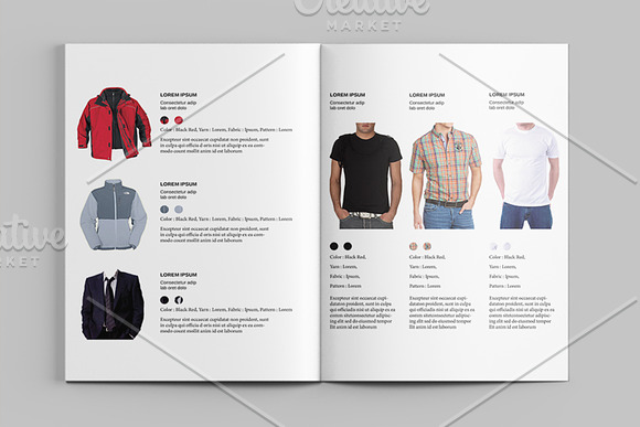 InDesign Fashion Lookbook-V620 in Brochure Templates - product preview 3