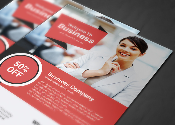 Business Essentials Corporate Flyer in Flyer Templates - product preview 3
