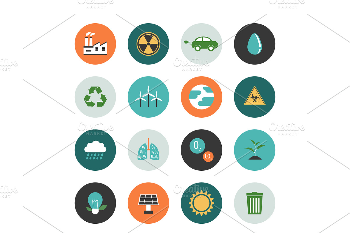 environment flat icon in Graphics - product preview 8