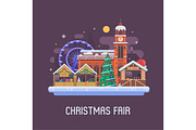 Christmas Fair Background