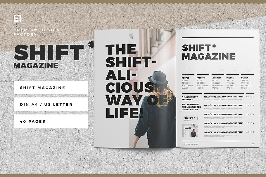 Shift Magazine in Magazine Templates - product preview 8