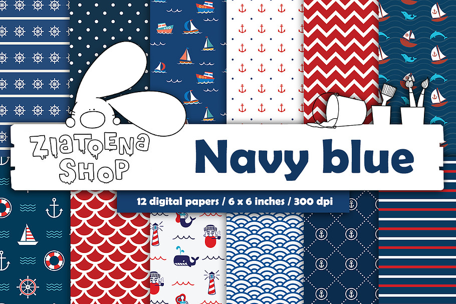 Navy Paper Pack