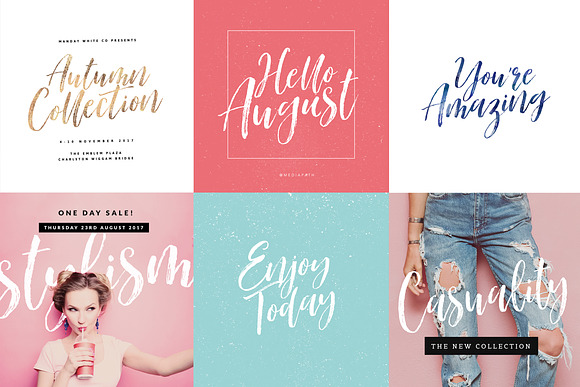 Bloomishly Brush Font in Brush Fonts - product preview 1