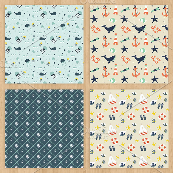 Nautical Paper Pack in Patterns - product preview 2
