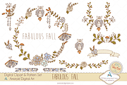 Fabulous Fall Clipart&Vector