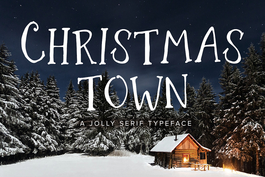 Christmas Town | A Jolly Serif in Serif Fonts - product preview 8