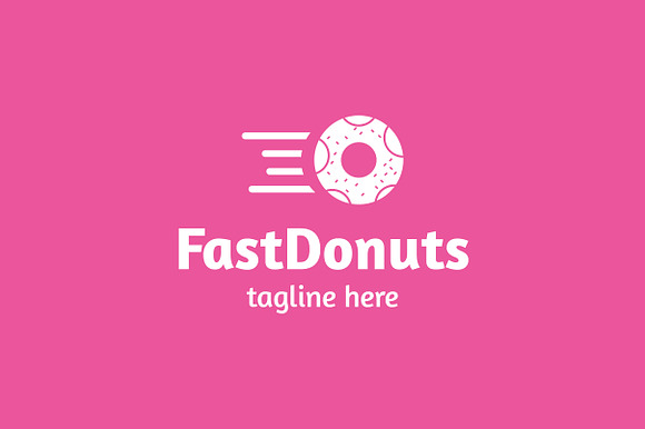 Fast Donuts Logo in Logo Templates - product preview 1