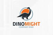 Dino Might Logo Template