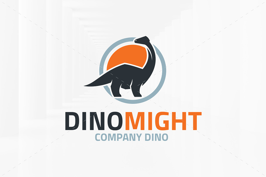 Dino Might Logo Template in Logo Templates - product preview 8