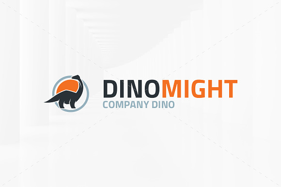 Dino Might Logo Template in Logo Templates - product preview 1