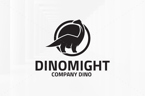 Dino Might Logo Template in Logo Templates - product preview 2