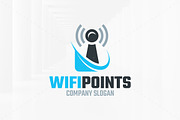 Wifi Points Logo Template