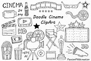 Doodle Cinema Clipart
