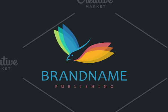 Flying Book Logo in Logo Templates - product preview 1