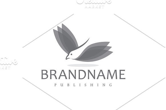 Flying Book Logo in Logo Templates - product preview 2