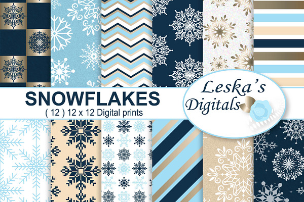 Snowflake Digital Patterns