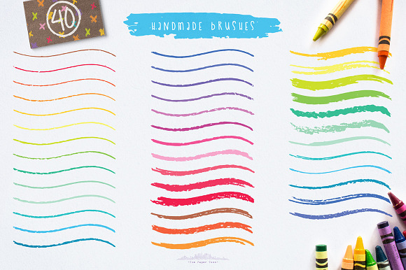Seamless Hand-Drawn Crayons Patterns in Patterns - product preview 3