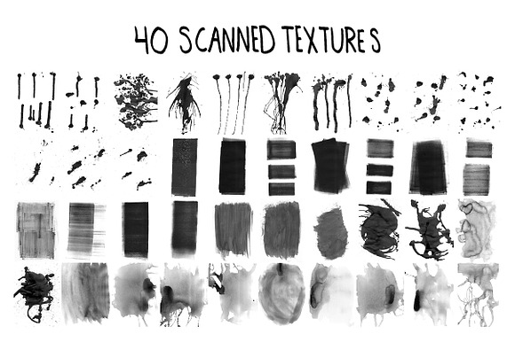Inky Goodness Bundle in Textures - product preview 2