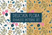 DELICATA FLORA Seamless Patterns