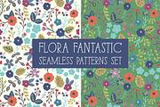 FLORA FANTASTIC Seamless Patterns